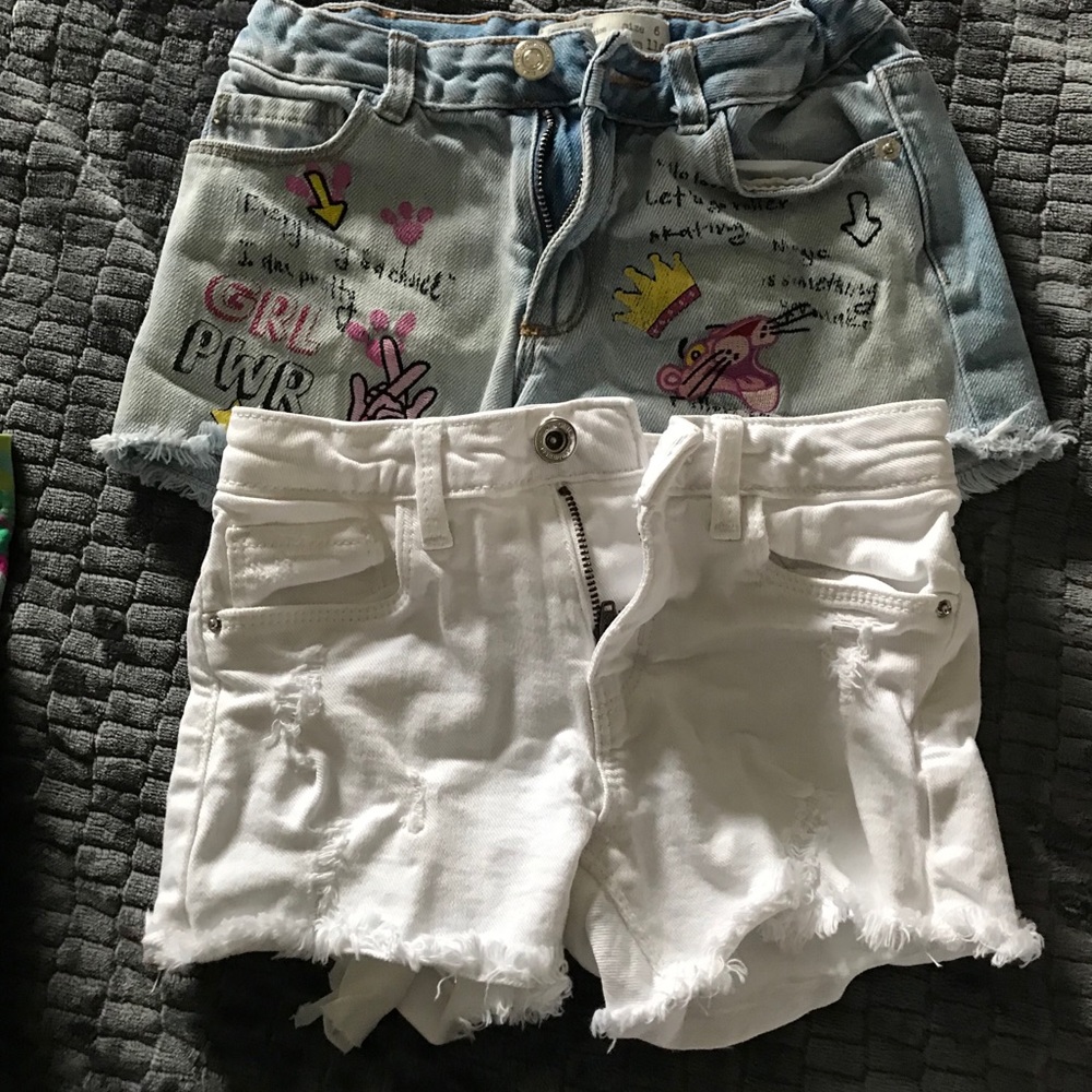 Two pair of zara shorts